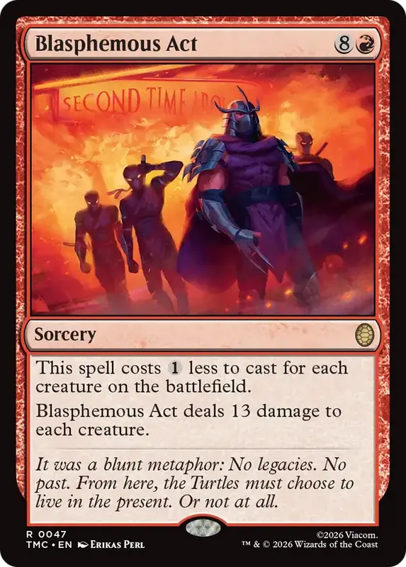 Blasphemous Act [Teenage Mutant Ninja Turtles Commander]
