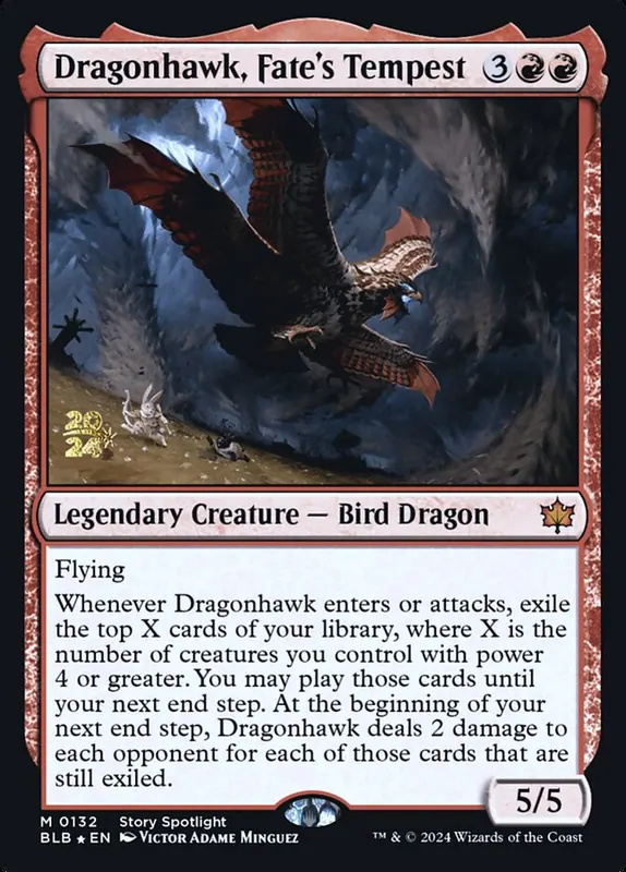 Dragonhawk, Fate's Tempest [Bloomburrow Promos]