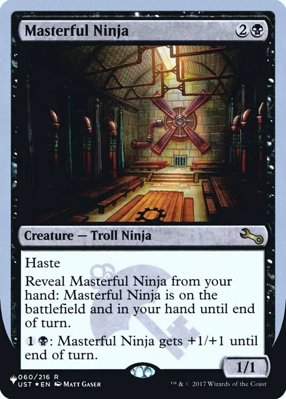 Masterful Ninja [The List (Unfinity Foil Edition)]