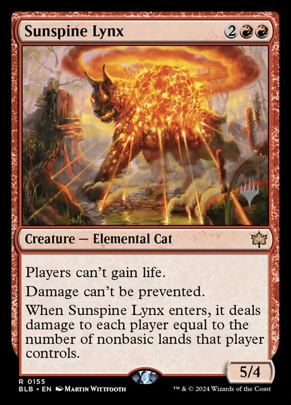 Sunspine Lynx [Bloomburrow Promos]