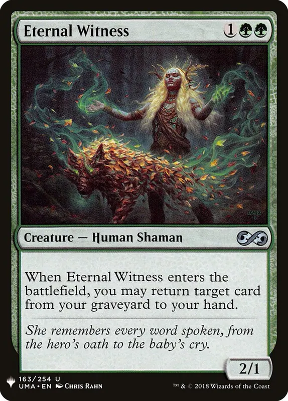 Eternal Witness [The List]