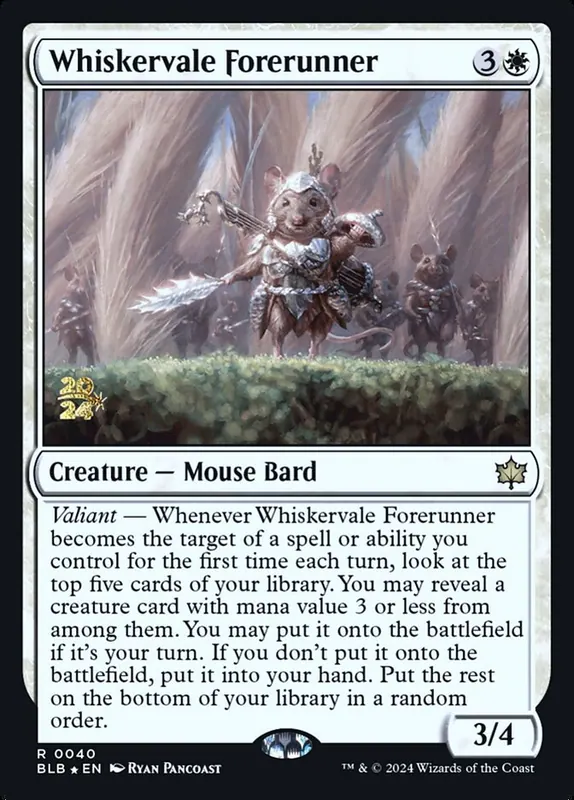 Whiskervale Forerunner [Bloomburrow Promos]
