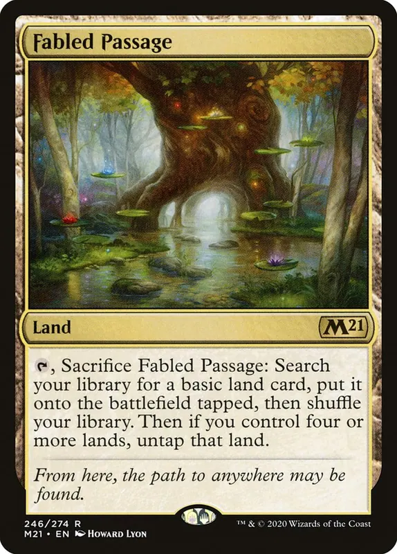 Fabled Passage [Core Set 2021] - Español