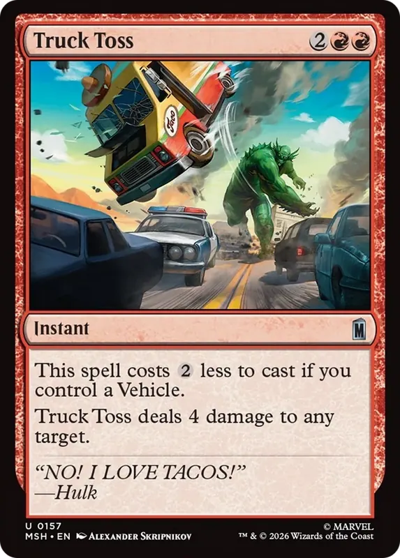 Truck Toss [Marvel Super Heroes]