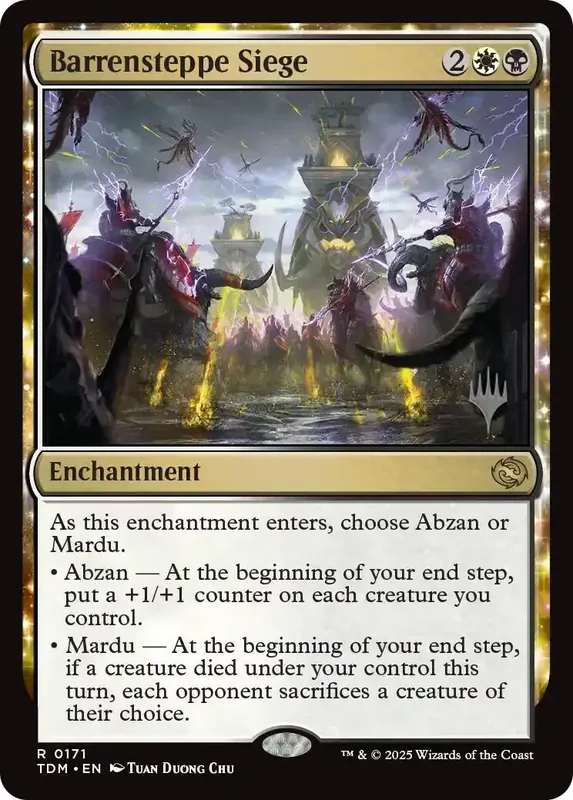 Barrensteppe Siege (Promo Pack) [Tarkir: Dragonstorm Promos]