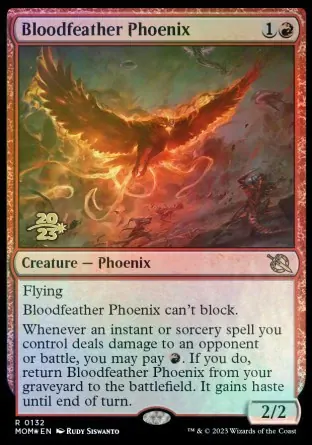 Bloodfeather Phoenix - Español [March of the Machine Prerelease Promos]