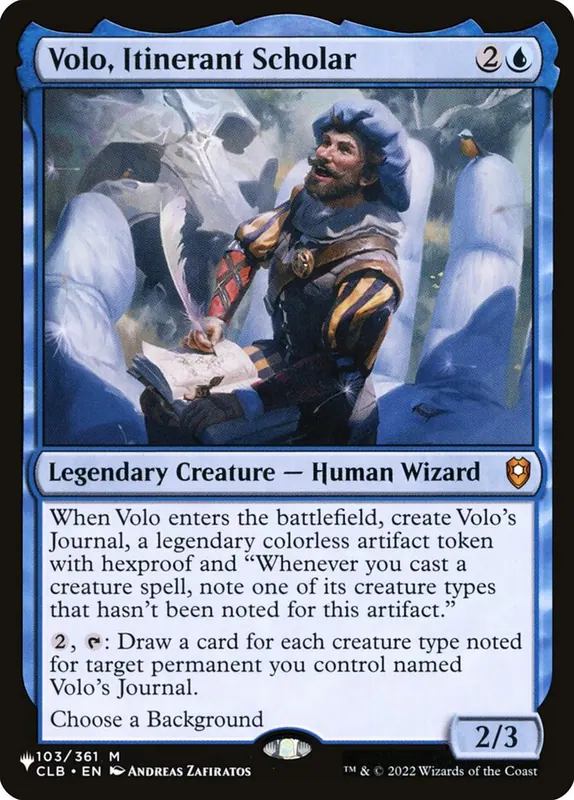 Volo, Itinerant Scholar [The List]