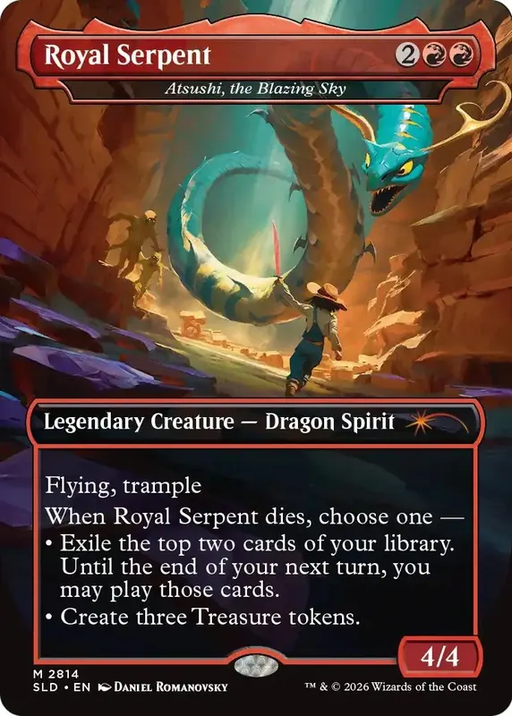 Royal Serpent - Atsushi, the Blazing Sky [Secret Lair Drop Series]