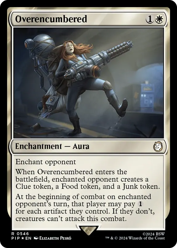 Overencumbered (Surge Foil) [Fallout]