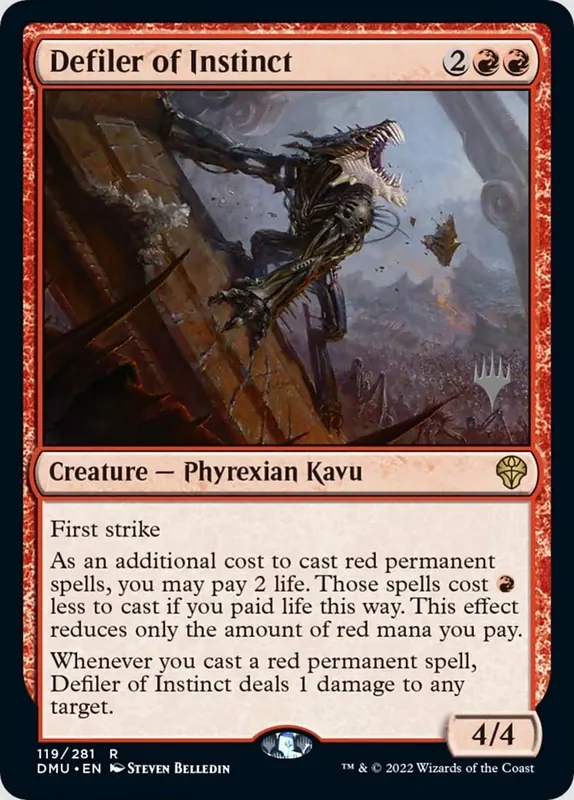 Defiler of Instinct (Promo Pack) - Español [Dominaria United Promos]