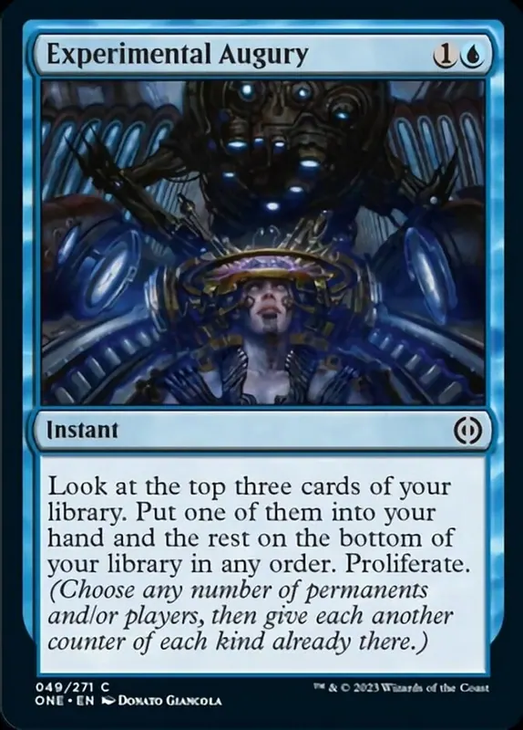 Experimental Augury [Phyrexia: All Will Be One] - Español