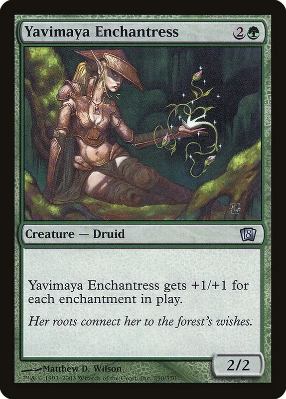 Yavimaya Enchantress [Eighth Edition]