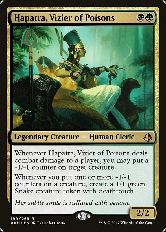 Hapatra, Vizier of Poisons [Amonkhet] - Español