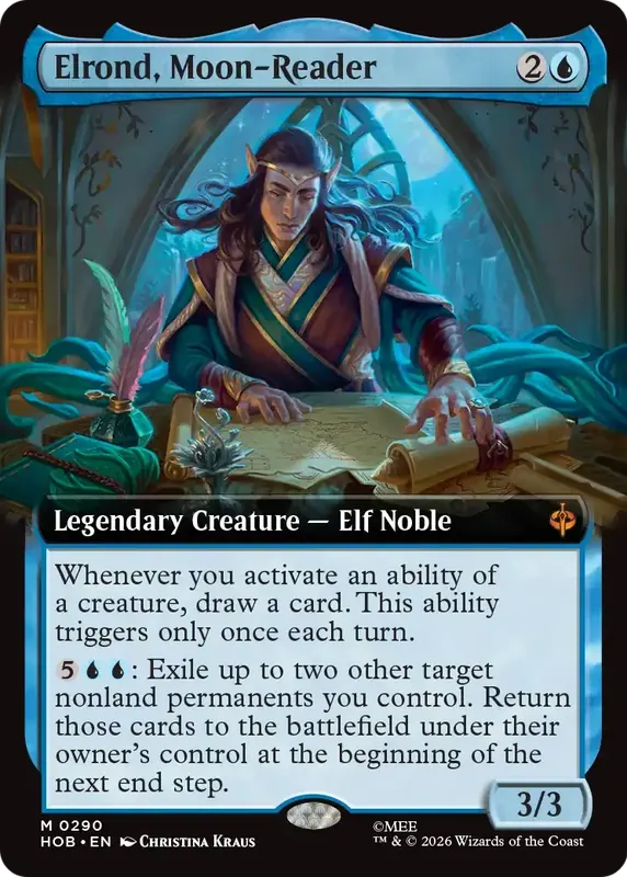 Elrond, Moon-Reader (Extended Art) [The Hobbit]