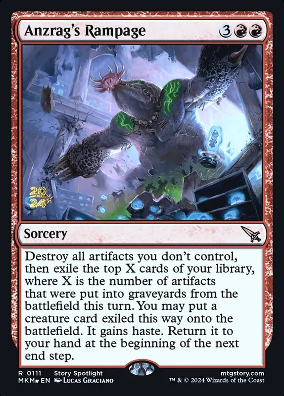 Anzrag's Rampage [Murders at Karlov Manor Promos]