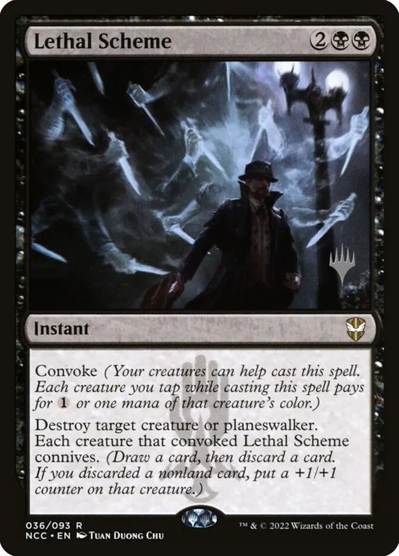 Lethal Scheme [New Capenna Commander Promos]