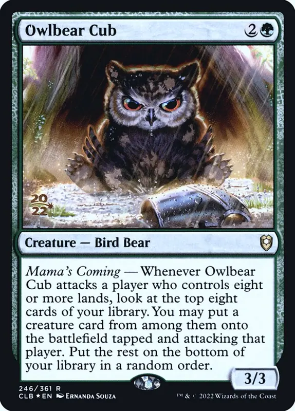 Owlbear Cub [Battle for Baldur's Gate Promos]
