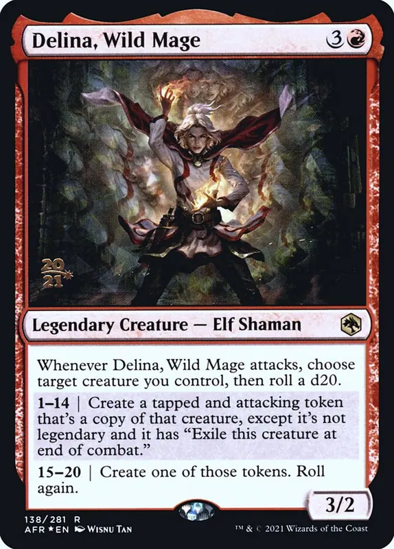 Delina, Wild Mage [Adventures in the Forgotten Realms Promos]