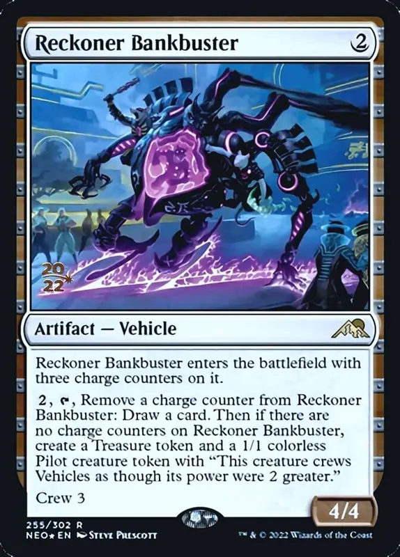 Reckoner Bankbuster - Español [Kamigawa: Neon Dynasty Prerelease Promos]