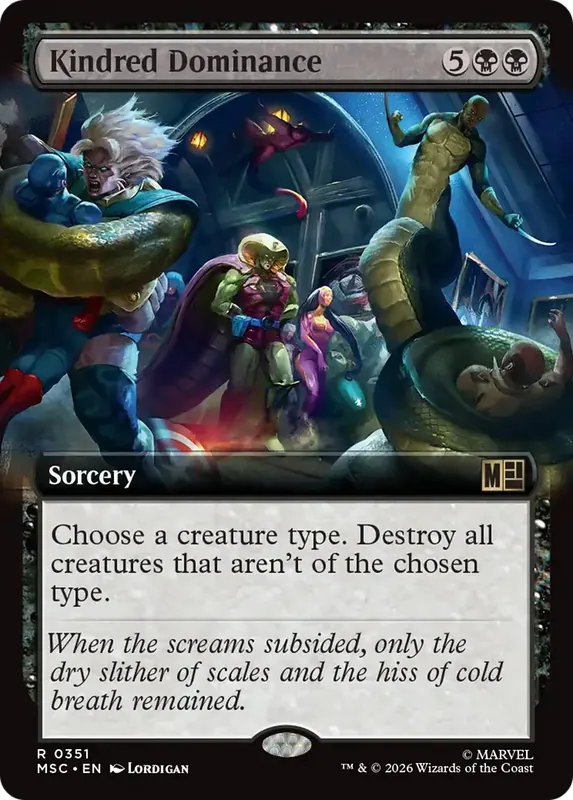 Kindred Dominance (Extended Art) [Marvel Super Heroes Commander]