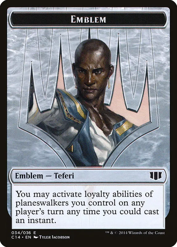 Teferi, Temporal Archmage Emblem [Commander 2014 Tokens]