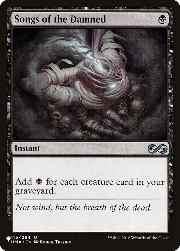 Songs of the Damned [The List]