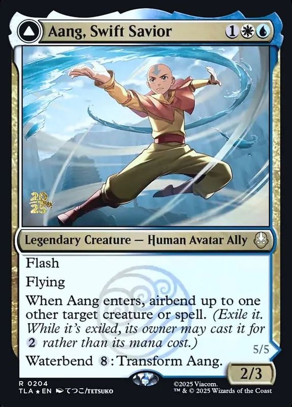 Aang, Swift Savior // Aang and La, Ocean's Fury [Avatar: The Last Airbender Promos]