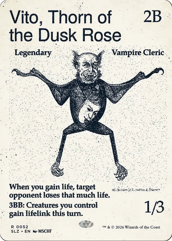Vito, Thorn of the Dusk Rose (0052) [Secret Lair x MSCHF: The Zeta Set]