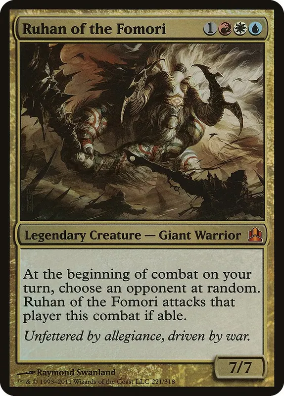 Ruhan of the Fomori [Commander 2011 Oversized]