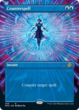Counterspell (Borderless Alternate Art) [Modern Horizons 2]