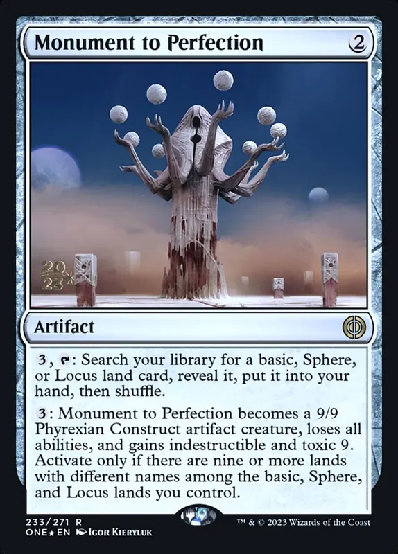 Monument to Perfection [Phyrexia: All Will Be One Promos]