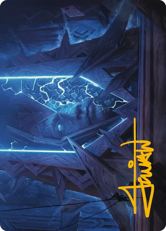 Stone Idol Generator Art Card (Gold-Stamped Signature) [Modern Horizons 3 Art Series]