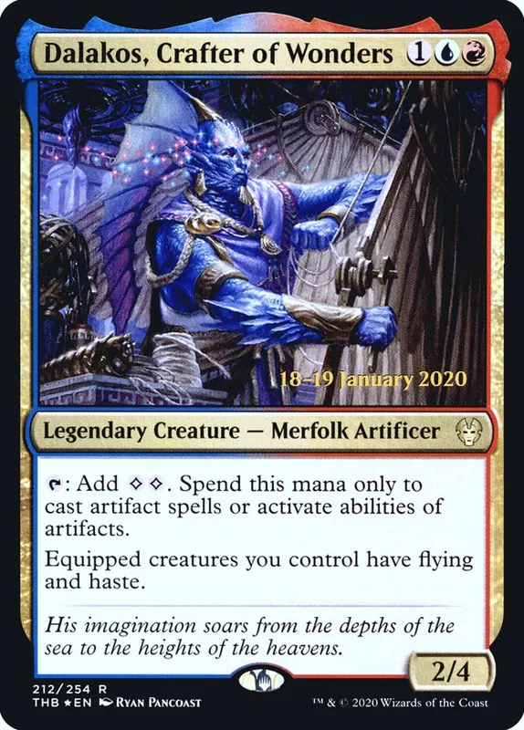 Dalakos, Crafter of Wonders [Theros Beyond Death Promos]