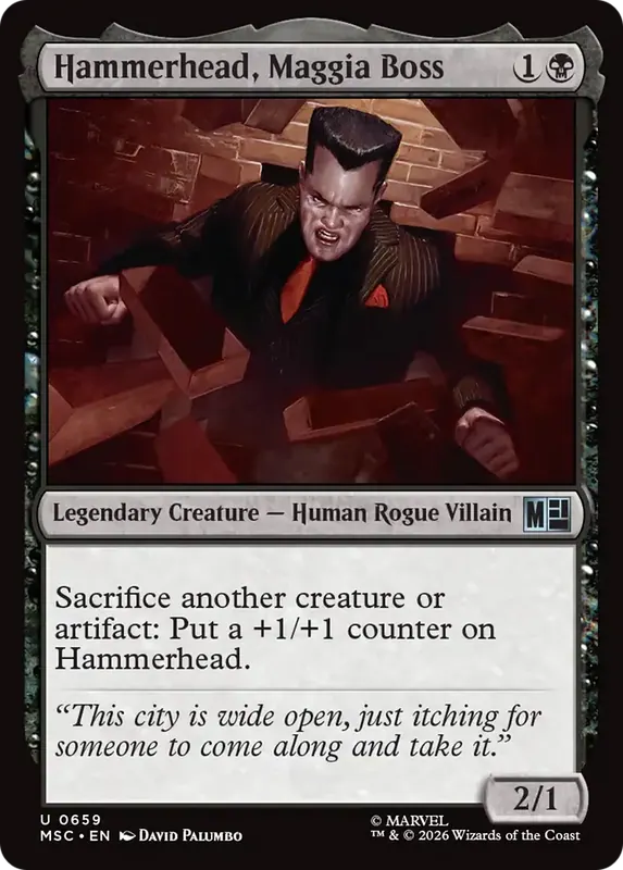 Hammerhead, Maggia Boss [Marvel Super Heroes Commander]