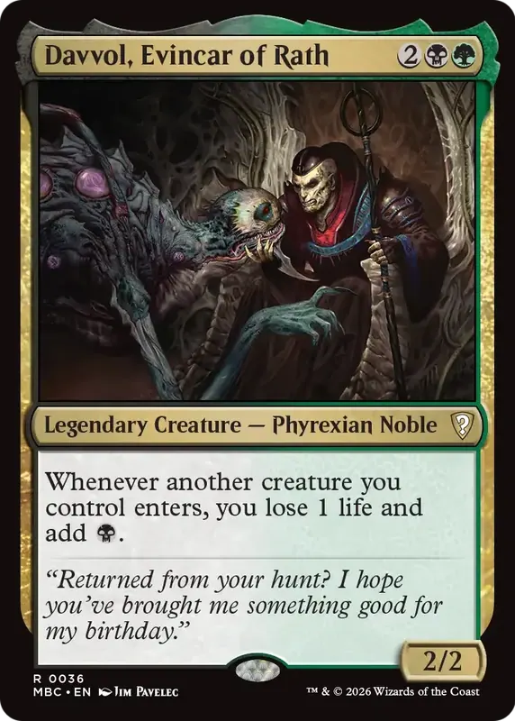 Davvol, Evincar of Rath [Mystery Booster: Commander Edition]