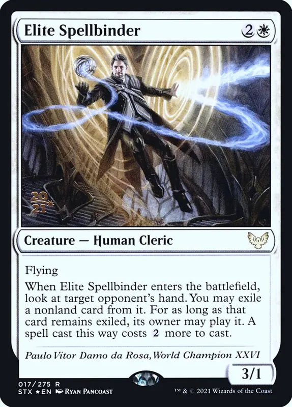 Elite Spellbinder [Strixhaven: School of Mages Promos]