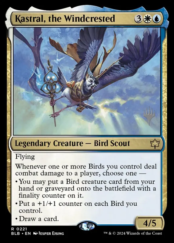 Kastral, the Windcrested [Bloomburrow Promos]