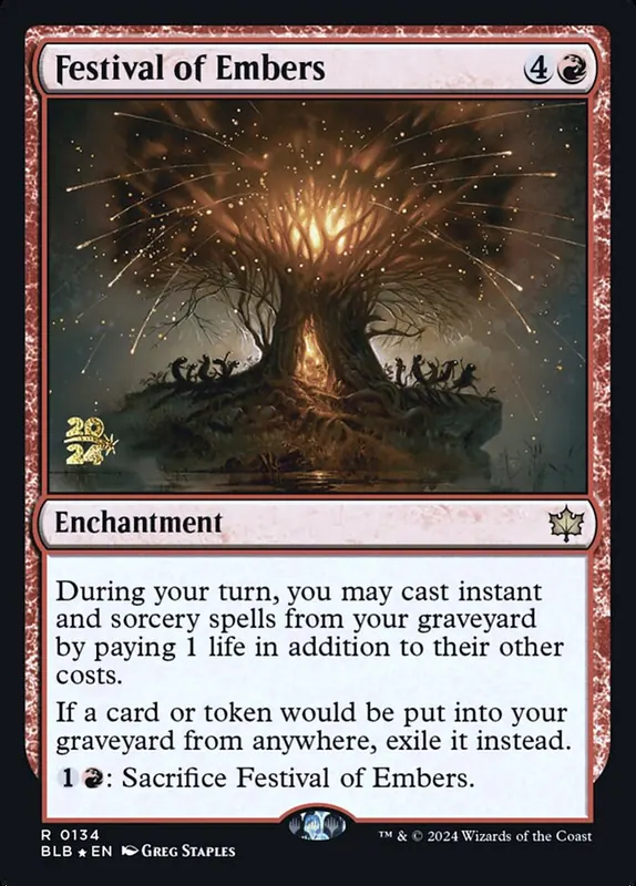 Festival of Embers [Bloomburrow Promos]