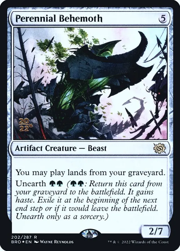 Perennial Behemoth [The Brothers' War Promos]