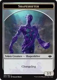 Shapeshifter (001) // Squirrel (015) Double-Sided Token [Modern Horizons Tokens]