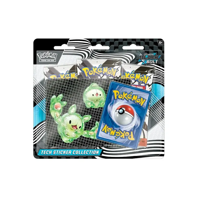 Pokémon - Tech Sticker Collection - Black Bolt - Ingles & Español