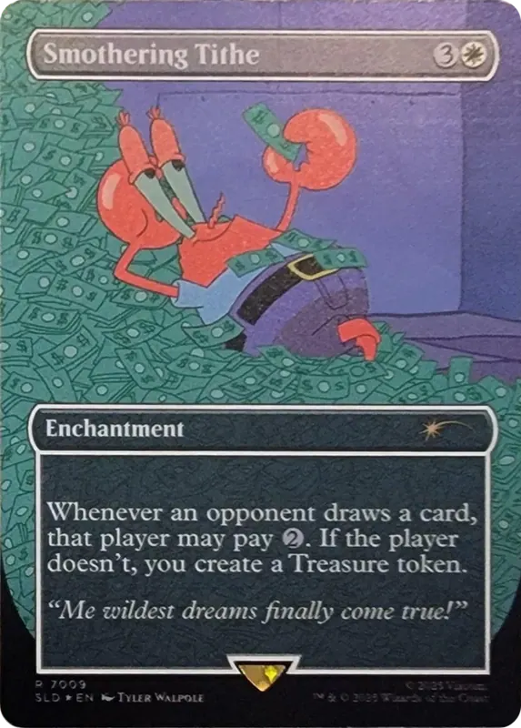 Smothering Tithe (7009) (Rainbow Foil) [Secret Lair Drop Series]