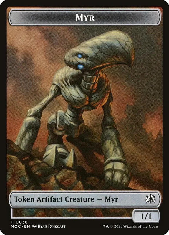 Myr [March of the Machine Commander Tokens]