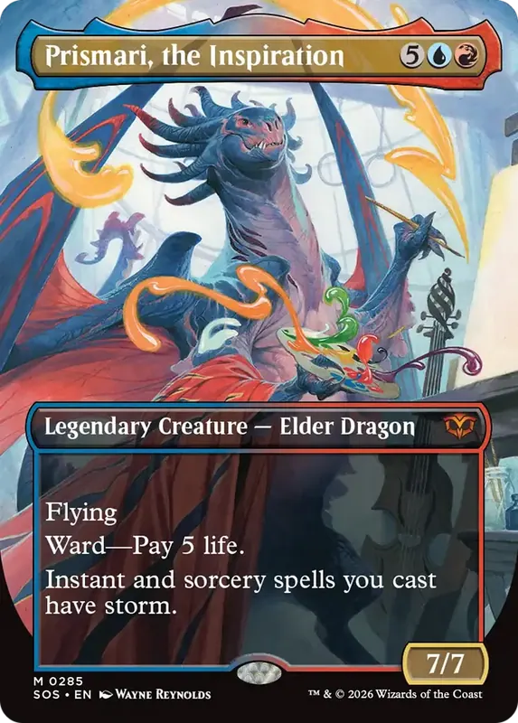 Prismari, the Inspiration (Borderless) [Secrets of Strixhaven]