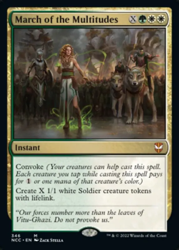 March of the Multitudes [Streets of New Capenna Commander] - Español