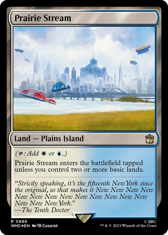 Prairie Stream (Surge Foil) [Doctor Who]