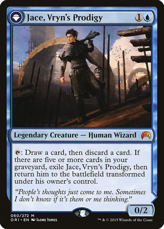 Jace, Vryn's Prodigy // Jace, Telepath Unbound - Español [Magic Origins]