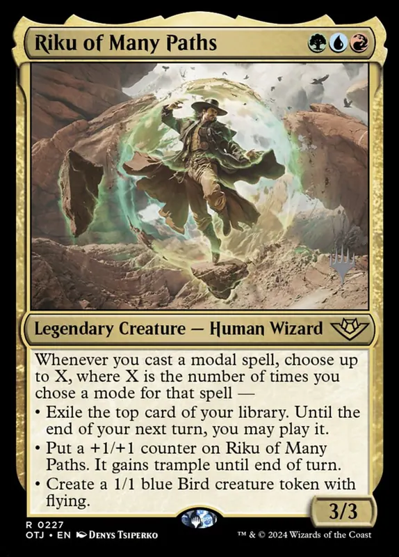 Riku of Many Paths [Outlaws of Thunder Junction Promos]