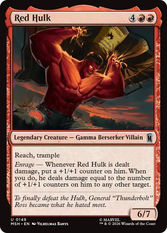 Red Hulk [Marvel Super Heroes]
