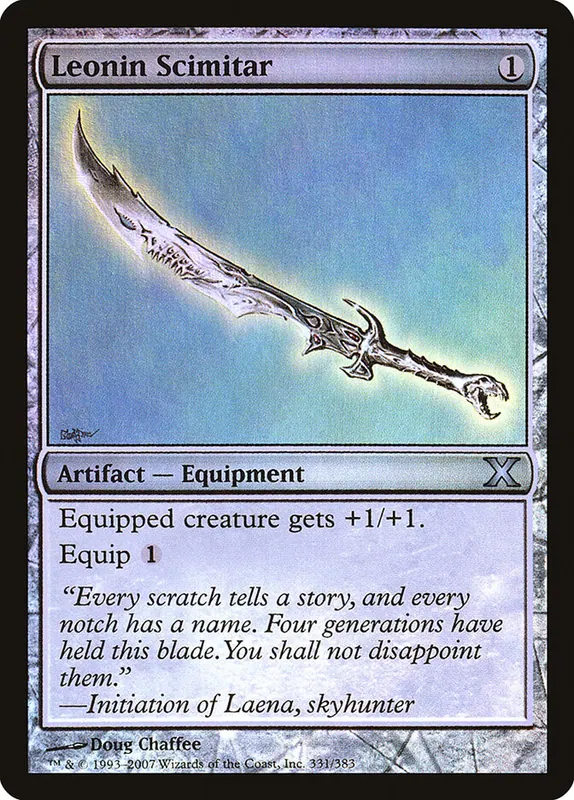 Leonin Scimitar [Tenth Edition]